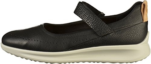 Ecco Women's Aquet Mary Jane Flat, Black, 5-5.5 #TOP1