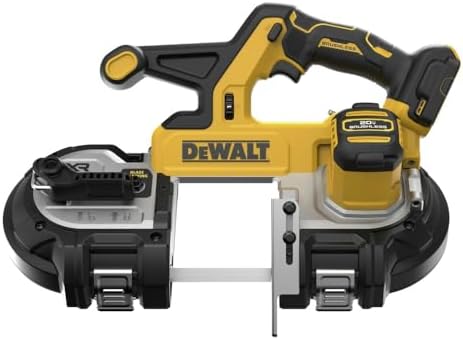 DEWALT 20V MAX XR Bandsaw, Brushless Motor, Portable and Cordless, 3-3/8 Inch Cut Capacity, Bare Tool Only (DCS378B)