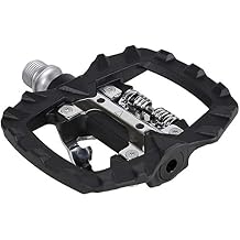 Venzo Multi-Use Compatible with Shimano SPD Mountain Bike Bicycle Sealed Clipless Pedals - Dual Platform Multi-Purpose - Great for Touring, Road, Trekking Bikes -Light Engineering Thermoplastic