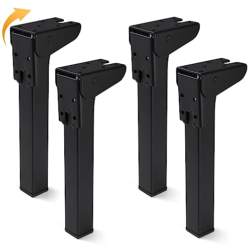 O.HSNYIU 4 Pcs Self Locking Folding Table Legs, 6