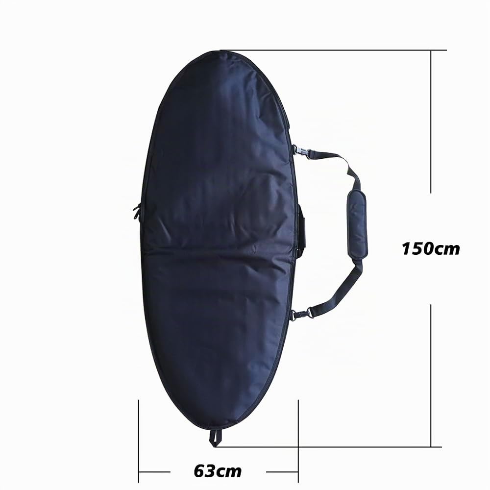 UP SURF Borsa per tavola da surf da viaggio, 1,2 m, imbottitura in schiuma e copertura resistente, comoda tracolla