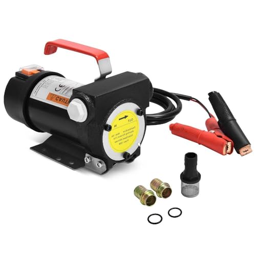 DWVO 12V 175W Portable Fuel Transfer Pump for Diesel & Oil