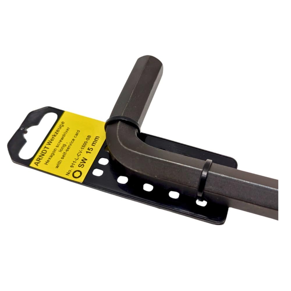 ARNDT Germany 15mm Extra Long Allen Key Metric Hexagon Wrench Key, Black - Image 4