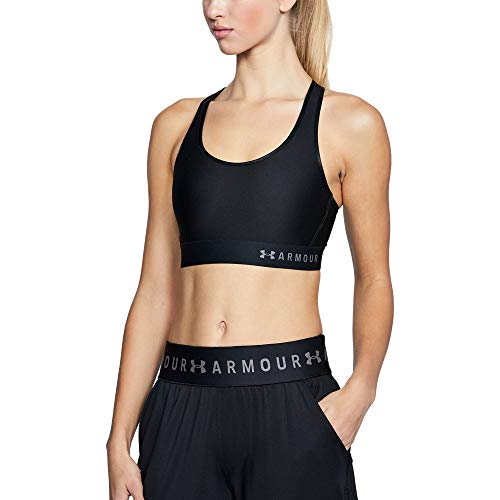 Under Armour Damen Mid Keyhole, schnelltrocknendes Bustier,...