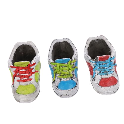 UPKOCH 3 Pezzi Pentola di fiori in alto simulato multiplo piante da succulento piccolo giardinaggio orticoltura pottd Cactus piantatrice contenitore per piantare piante ceramica