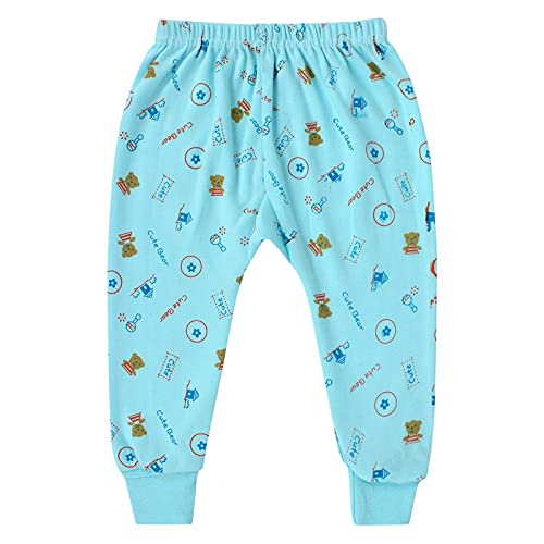 ISHRIN Cotton Assorted Track Pant for Boys and Girls - Regular fit | Loose Fit Track Pants(Pack of 6) (12-18 Months) 3