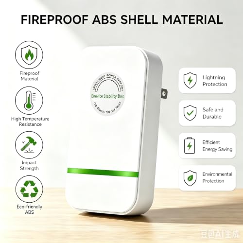 2 Pack Power Box Device Electrical Plug and Play Compact ABS Design Flame Retardant Shell - image 4