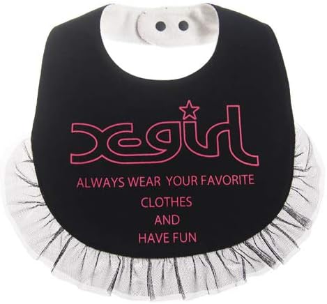 Amazon Co Jp X Girl Stages エックスガールステージス 抗菌防臭チュールフリルスタイ クロ 返品 交換不可商品 F ベビー 80 クロ ベビー マタニティ