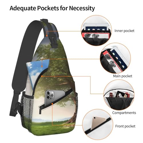 Bolso cruzado tipo bandolera para hombre y mujer miniatura 4