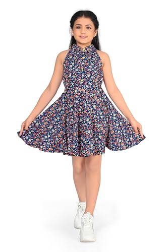 Image of Fashion Dream Girls Rayon Printed One-Piece Dress|Casual Dresses| Western Birthday Frock for Kids
