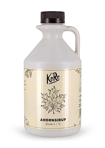 KoRo - Bio Ahornsirup Grade A 1 Liter - Maple syrup aus Kanada im Vorteilspack