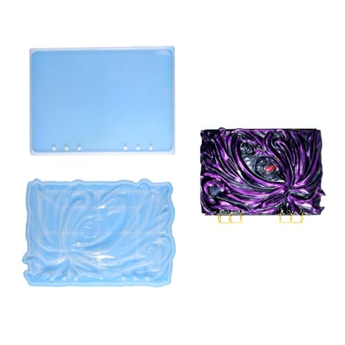Notebook Cover Silicone Mold Book Epoxy Resin Casting Mold for DIY Diary Book