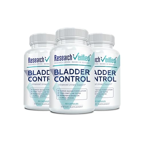 Research Verified Bladder Control - Leakage & Urgency - Pumpkin Seed, Soy Isoflavones, Thiamine...