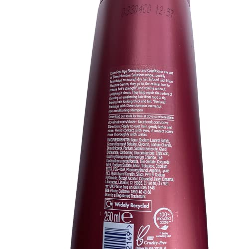 Dove Pro Age Hair Therapy - Shampoo (250 ml) & Conditioner (200 ml) - Image 5