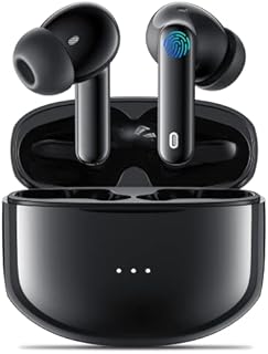 Wireless Headphones 5.1 Aoslen Bluetooth Headphones In Ear with 4 Mic ENC Noise Reduction Hifi Stereo Wireless Earbuds Bluetooth Sports Earphones with 36H Playtime Type-C Charging IPX6 for IOS/Android