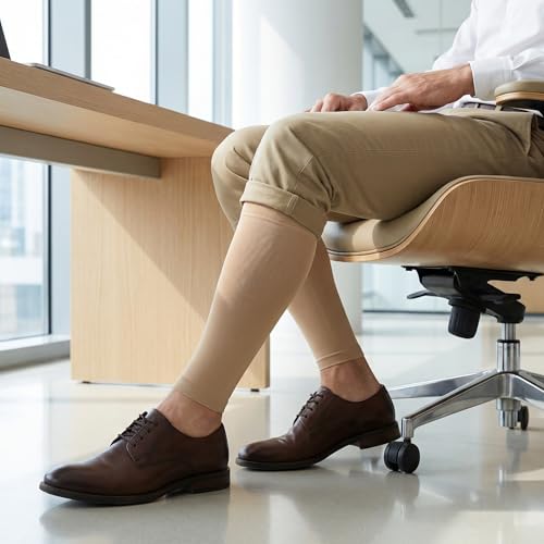 Image of MGANG 20-30mmHg Compression Calf Sleeves Reduces Leg Swelling & Fatigue