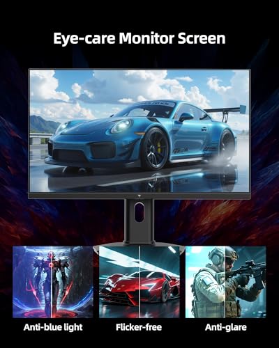 Image of KTC 24.5 Inch 300Hz Gaming Monitor - FHD 1080P Fast IPS PC Monitor Gaming 1ms, Adaptive Sync, HDR, 240Hz Monitors Gamer with Display Port1.4x1 HDMI 2.0x2, 119% sRGB, VESA Mount, DP Cable, H25Y7