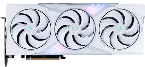 Image of msi Gaming RTX 5070 TI 16G Gaming Trio OC White Graphics Card (16GB GDDR7, 256-bit, Extreme Performance: 2580 MHz, DisplayPort x 3 2.1a, HDMI 2.1b, NVIDIA Blackwell Architecture)