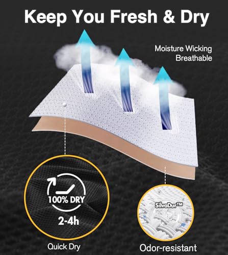 LAPASA Men's Quick Dry Travel Underwear, Terraversal Series Mesh Breathable Trunks/Boxer Briefs/Boxers (2 & 3 Packs)3