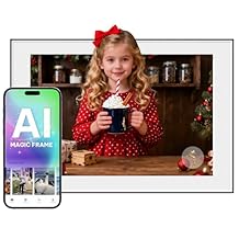 Magic Frame [AI Photo to Video] 10.1" FHD WiFi Digital Picture Frame, AI Motion Sensor, Old Photo Alive, Unlimited Cloud Storage, Picture Share with APP, Touchscreen, Gift for Loved One