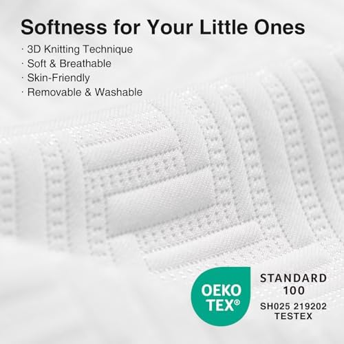 Novilla Twin Size Mattress, 6 Inch Twin Mattress for Kids, Gel-Infused Memory Foam Mattresses in a Box for Pain Relief & Enhanced Support & Cooling Sensation, CertiPUR-US Certified