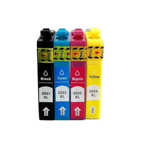 Cartouche d'encre T200 T200XL pour Epson Workforce WF-2510 WF-2530 (Multipack 4 Couleurs)