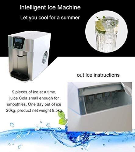 cvhtroe Eismaschine, multifunktionale Mini-Eismaschine mit automatischem Eistropfen für den privaten und gewerblichen… – Bild 4
