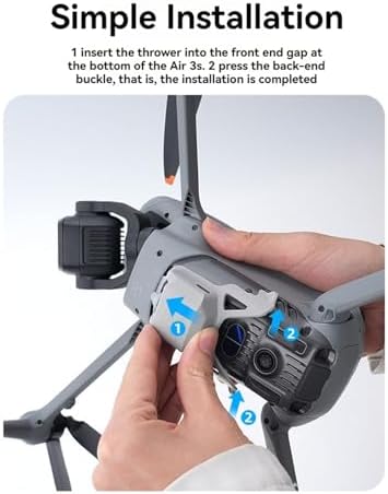 DJI Air 3S 감광성 방사기 운송 배송 페이로드 방출 에어 드롭 장치 드론 에어드롭 시스템 — 사진 2