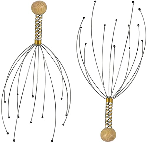 Image of VYAPTI (Pack of 2) Scalp massager, hand head massage, tingling for deep relaxation, hair stimulation and stress relief (2 pieces, random colors)