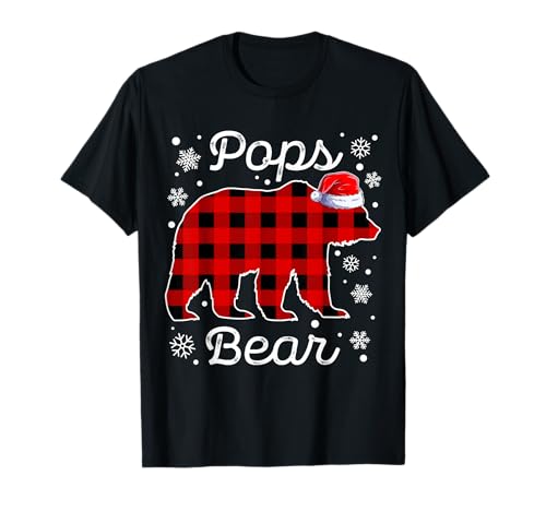 Pops Bear �N���X�}�X�p�W���} ���b�h �`�F�b�N�� �o�b�t�@���[�t�@�~���[ T�V���c