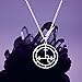 Sepxijew Lilith Sigil Pendant Necklace Keychain Queen of the Night Wiccan Jewelry Pagan Magick Gift (necklace)