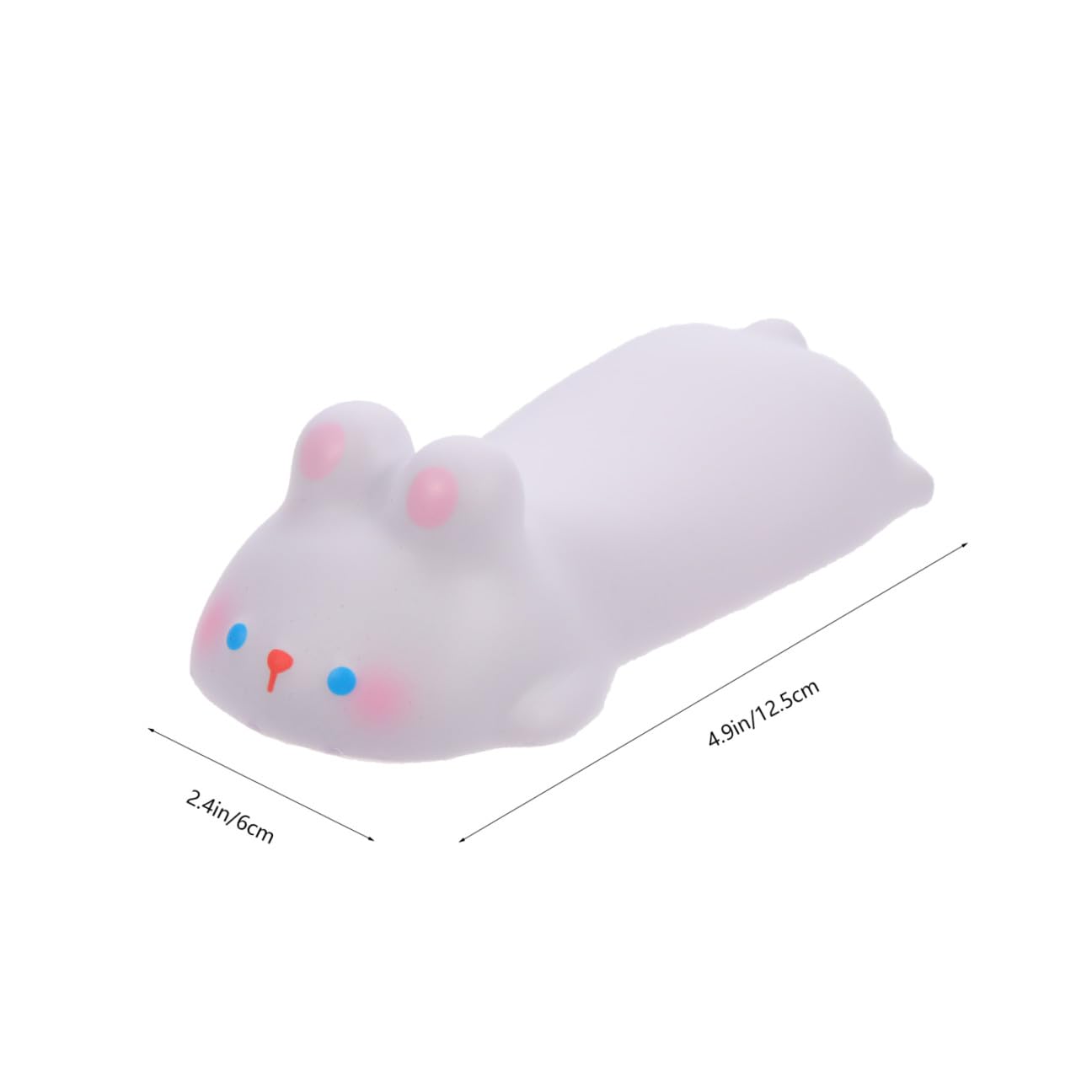 HOMSFOU 5 Pezzi Cuscino Poggiapolsi per Mouse Cartoon Bunny Ergonomico per Ufficio Design Leggero e Confortevole per Lavoro Alle e Fatica