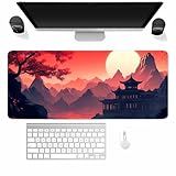 【Tapis De Souris Gaming XXL】Grand tapis de souris gaming 900x300x2mm. Idéal pour le travail quotidien et pour les gamers. Le tapis de souris offre suffisamment d'espace pour votre souris, votre clavier et bien plus encore, tout en protégeant votre bureau. Il peut également servir de sous-main.