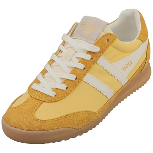 Chaussures Gola Firefly baskets de running vintage en daim et toile legere