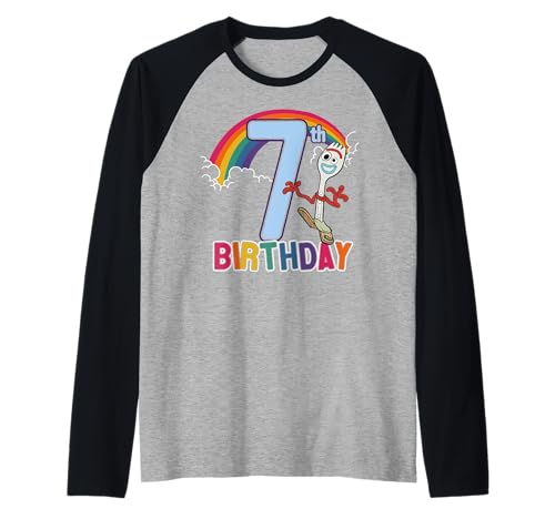 Vêtement anniversaire 7 ans Toy Story 4 Forky maillot arc-en-ciel pour des souvenirs magiques