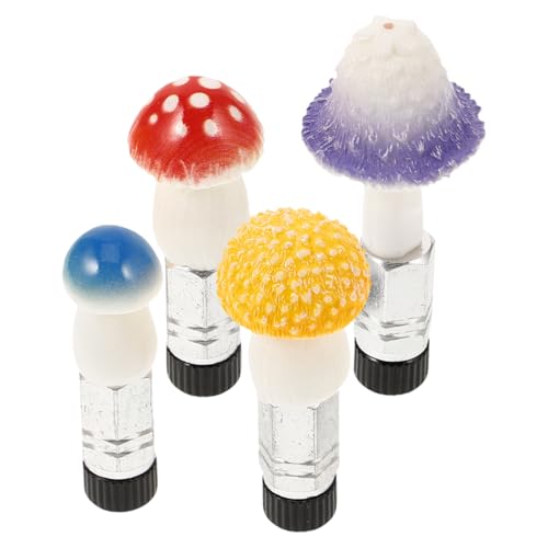 YARNOW Valve Dust Caps for Car 4pcs Decorative Tire Valve Caps Cute Novelty and Sturdy for Bicycles Car Decorations