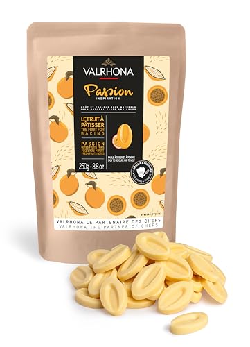 Valrhona Inspiration Passionsfruchtspezialität mit Kakaobutter Callets 250 g