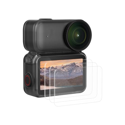 SmallRig 3 Pack Screen Protector, Tempered Glass Screen Protector for DJI Osmo Nano, Action Camera Accessories, Screen Protector Ultra-thin and Hardness with Cleaning Tool and Filter Cloth, 5817