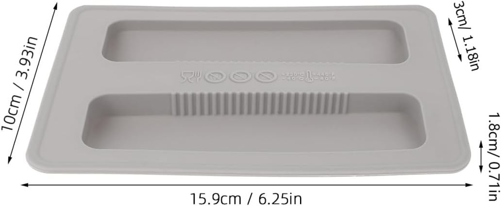 UPKOCH Bread Toaster Protector Upper Cover 6.25X3.93X0.70In 2-Pack Toaster Oven Lid for Home Kitchen Appliance Dust and Debris Guard for Breakfast Maker