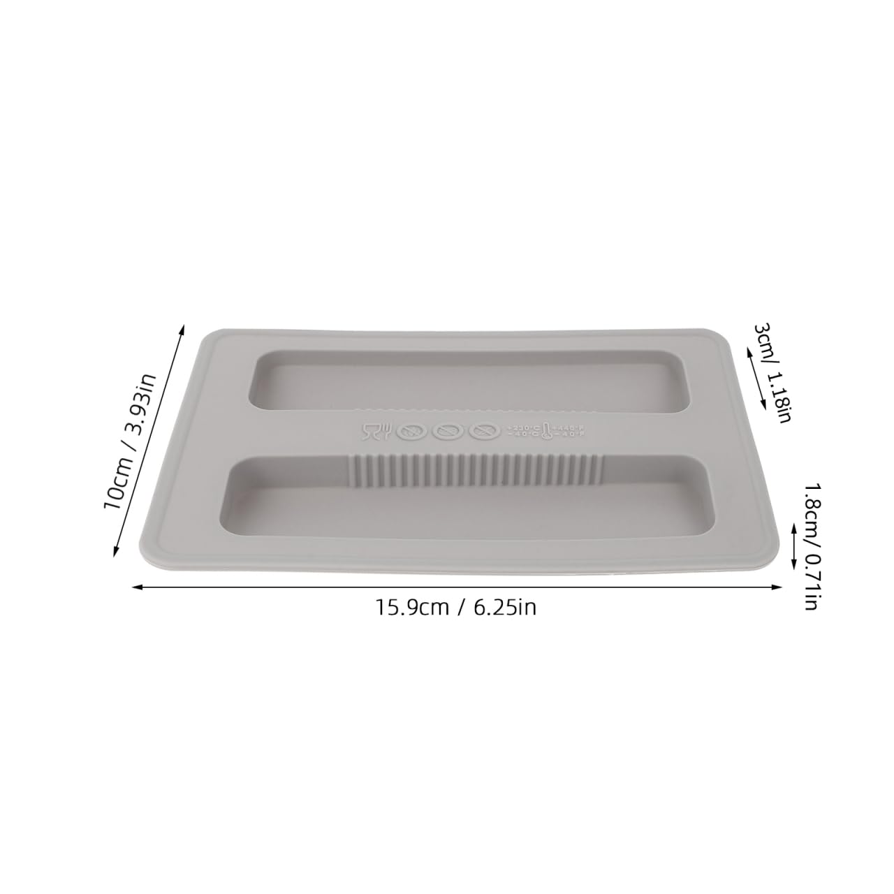Lot De 2 Couvercles En Silicone Pour Grille-pain 2 Tranches - 15.7x10.2cm - Protection Anti-poussière, Lavable