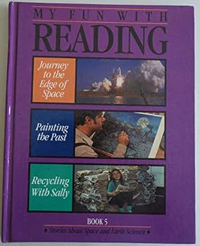 Hardcover My Fun With Reading, Book 5 Stories About Space and Earth Science Book