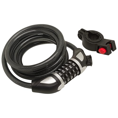 Sterling 10mm 1.8m Combination Locking Security Cable