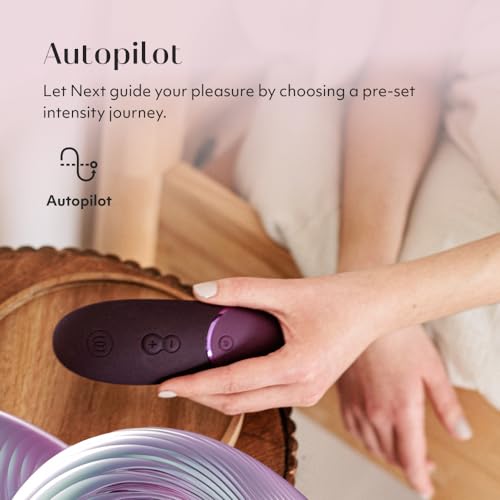 Womanizer Next 3D プレジャーエアークリトリス吸引バイブ、吸引式バイブレーター、クリトリス吸引トイ、防水仕様、充電式 、ダークパープル - 画像5