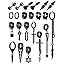 Ab:22Pcs(Black Tone)