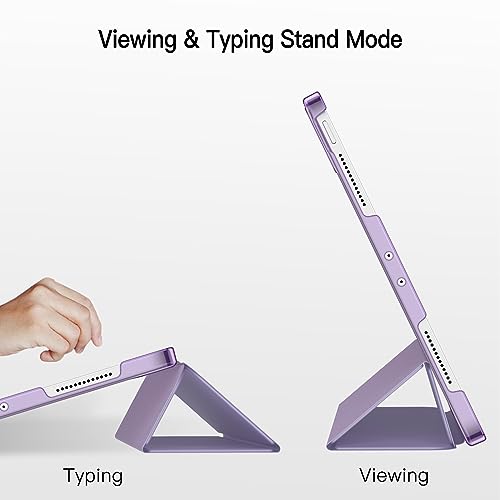 Image of JETech Cover Case for iPad Pro 11-Inch, 2022 /2021 /2020 /2018 Model (4th /3rd /2nd /1st Generation), Compatible with Pencil, Cover Auto Wake /Sleep (Light Purple)