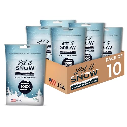 Let it Snow Instant Fake Snow Powder – Made in
