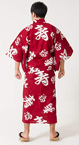 Image of Dita Tokyoin Traditional Made In Japan Cotton Yukata Robe (Japanese Pajama Kimono) Easy Wearing set2