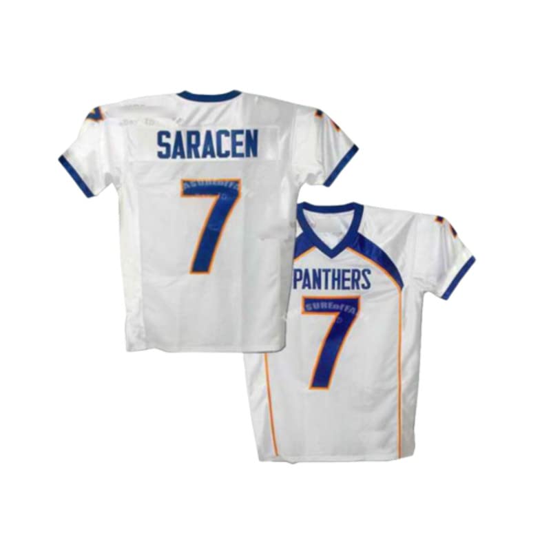 Matt Saracen #7 Night Light Football Jersey All Sewn White