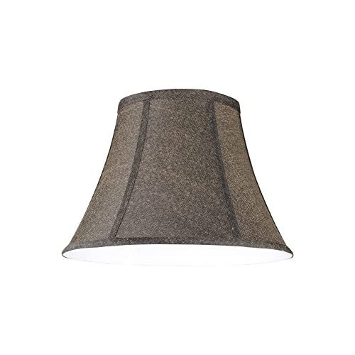 Aspen Creative 30093A Transitional Bell Shaped Spider Construction Lamp Shade, Black, 7" Top x 13" Bottom x 9-1/2" Slant Height by Aspen Creative - Image 2