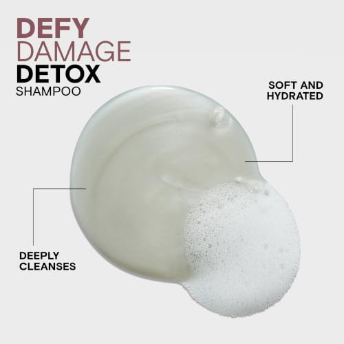 Joico Defy Damage Detox Shampoo, Tiefenreinigendes Shampoo, Entfernt Chlor, Kalk-, Metall- und Produktrückstände… – Ansicht 4